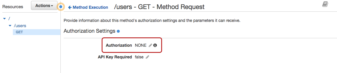 api gateway authorization view
