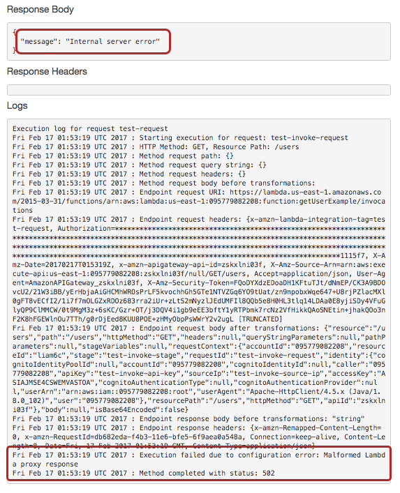 api gateway malformed response